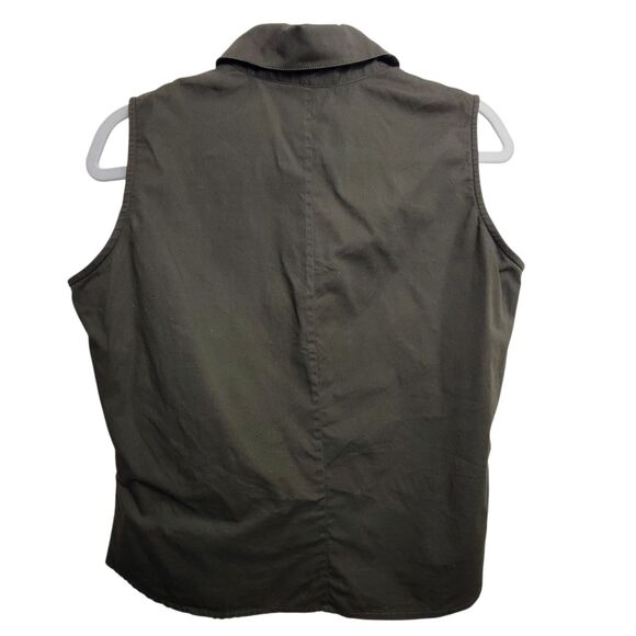 Tailor New York Green Tank Blouse Size Medium - Picture 2 of 5